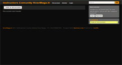 Desktop Screenshot of ic.kravmaga.it