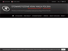 Tablet Screenshot of kravmaga.org.pl