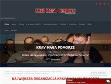 Tablet Screenshot of kravmaga.gda.pl