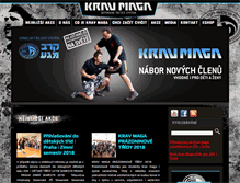 Tablet Screenshot of kravmaga.cz