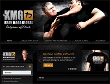 Tablet Screenshot of kravmaga.be